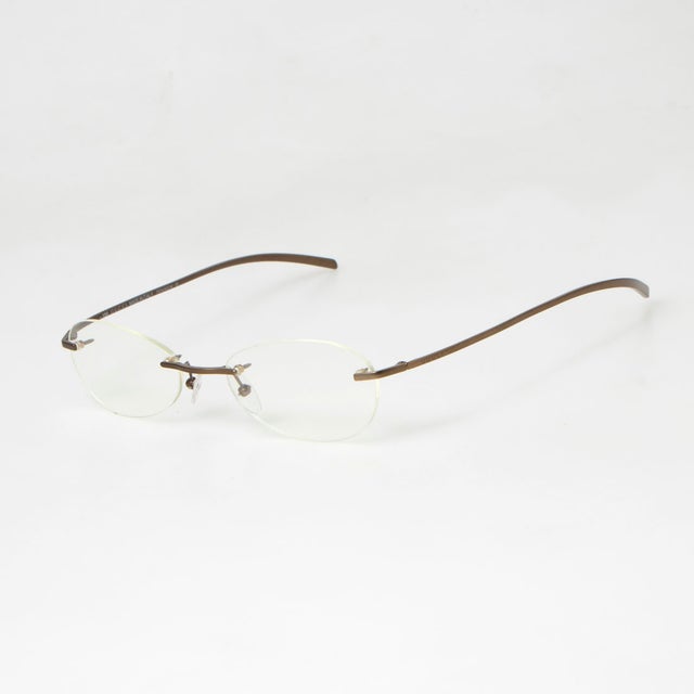 
                    メガネ 眼鏡 アイウェア レディース メンズ （ブロンズ）