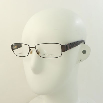 グッチ GUCCI メガネ 眼鏡 アイウェア レディース メンズ （グレー/ブラック）｜詳細画像