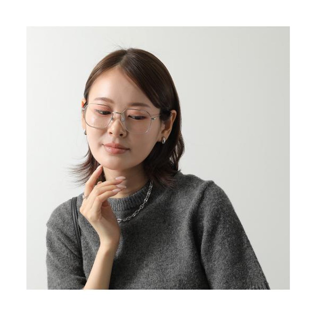 グッチ GUCCI GUCCI メガネ GG1032O ティアドロップ型 メタルフレーム
