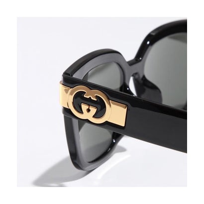 GUCCI サングラス GG1690SK ウェリントン型 GGロゴ （002/HAVANA-HAVANA-BROWN）｜詳細画像