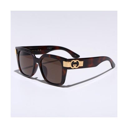 GUCCI サングラス GG1690SK ウェリントン型 GGロゴ （002/HAVANA-HAVANA-BROWN）｜詳細画像