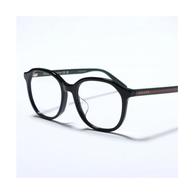 メガネ GG0932OA ウェリントン型 セルフレーム （001/BLACK-GREEN）