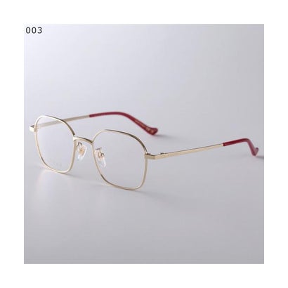 GUCCI メガネ GG1611OA ウェリントン型 メタルフレーム （002/シルバー×ブラウン）｜詳細画像