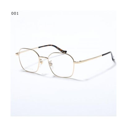 GUCCI メガネ GG1611OA ウェリントン型 メタルフレーム （002/シルバー×ブラウン）｜詳細画像