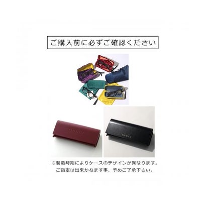 GUCCI メガネ GG1611OA ウェリントン型 メタルフレーム （001/ゴールド×ブラウン）｜詳細画像