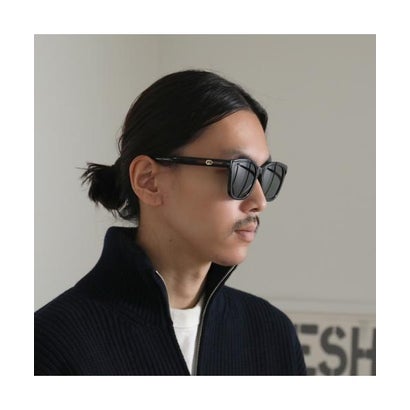 GUCCI サングラス GG1984SK ウェリントン型 （002/HAVANA-HAVANA-BLUE）｜詳細画像