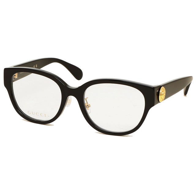 
                    メガネフレーム 眼鏡フレーム アジアンフィット ブラック レディース GG1411OK 001 （レンズ：TRANSPARENTフレーム：BLACK）
