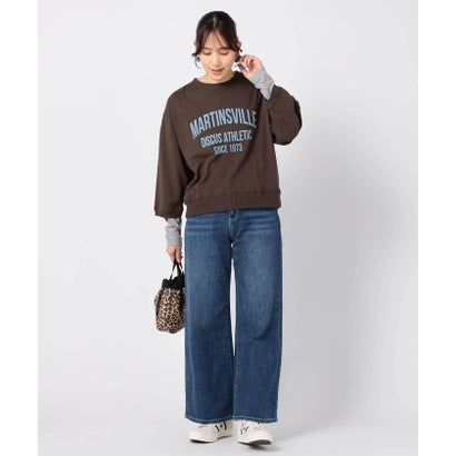 グランドパーク Grand PARK 【DISCUS】別注 8分袖ロゴプリントワイドTシャツ （49ブラック）｜詳細画像