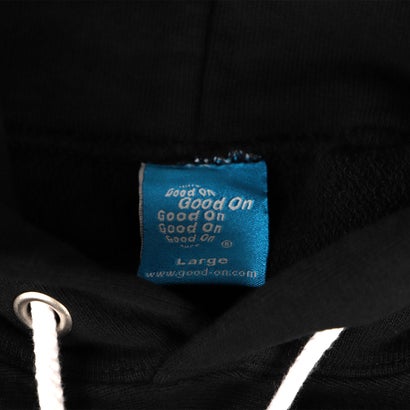 Good On グッドオン パーカー スウェット プルオーバー メンズ HEAVY PULLOVER HOOD SWEAT ブラック ブラウン 黒 GOBW1913｜詳細画像