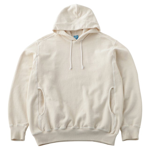 パーカー スウェット プルオーバー メンズ HEAVY PULLOVER HOOD SWEAT ブラック ブラウン ベージュ グレー 黒 GOBW1913 （P-ナチュラル）