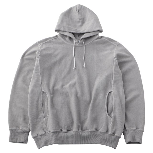 パーカー スウェット プルオーバー メンズ HEAVY PULLOVER HOOD SWEAT ブラック ブラウン ベージュ グレー 黒 GOBW1913 （P-アッシュ）