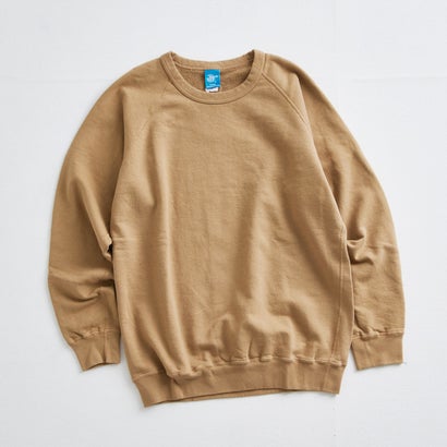 グッドオン Good On トレーナー スウェット メンズ RAGLAN SWEAT CREW ブラック ホワイト グレー ベージュ ブラウン 黒 白 GOBW101 （P-アッシュ）｜詳細画像