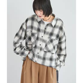 2wayネルチェックシャツ （オフホワイト）