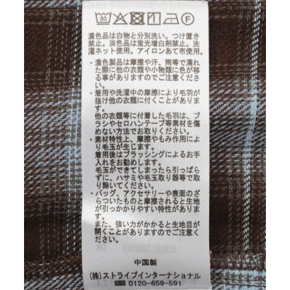2wayネルチェックシャツ （ライトブルー）｜詳細画像