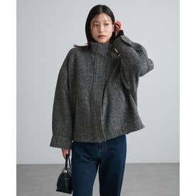スライバーニットブルゾン （ブラック）