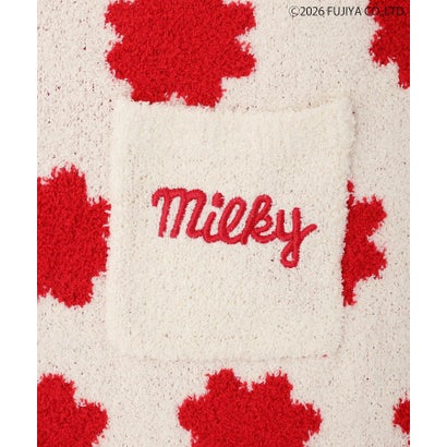 【milky】総柄もこもこパンツ （サックスブルー）｜詳細画像