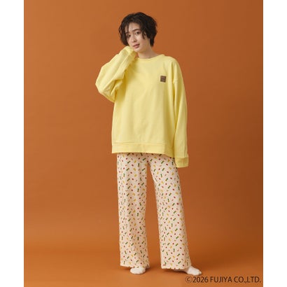 【Look A La Mode】フルーツ柄パンツ （アイボリー）｜詳細画像