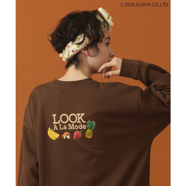 【Look A La Mode】裏毛スウェット （ブラウン）