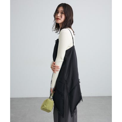 レースドッキングアシメビスチェ （オフホワイト）｜詳細画像