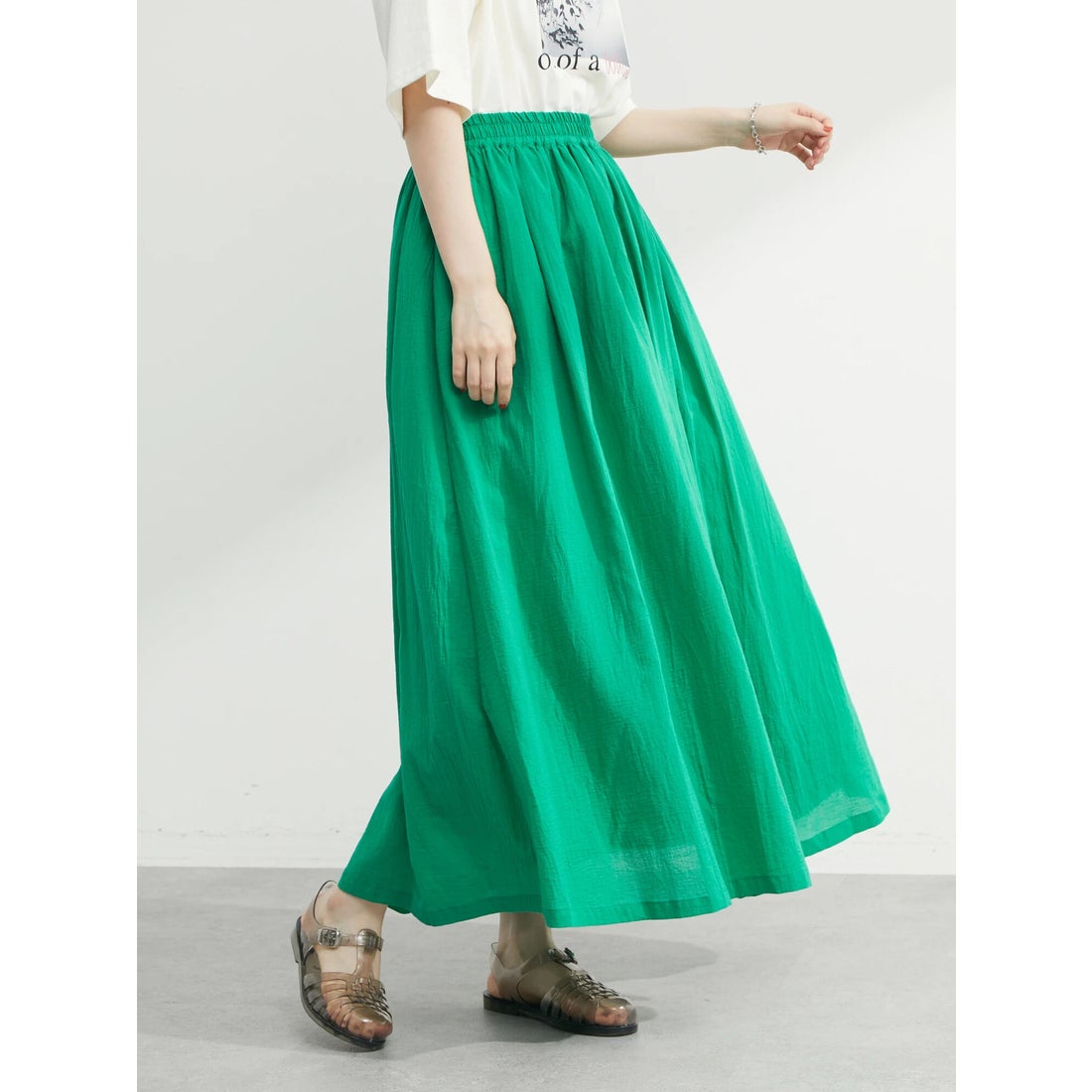 グリーン パークス Green Parks ・ELENCARE DUE カラフルロングフレア 