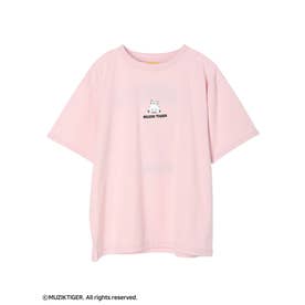 ムジークタイガー/バックプリントTシャツ （ピンク）