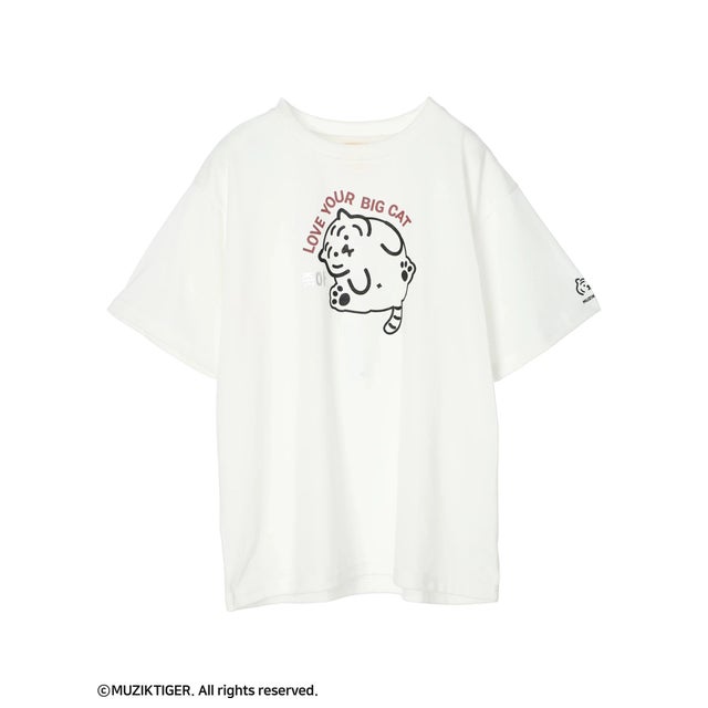 
                    ムジークタイガー/BIG CAT Tシャツ （ホワイト）