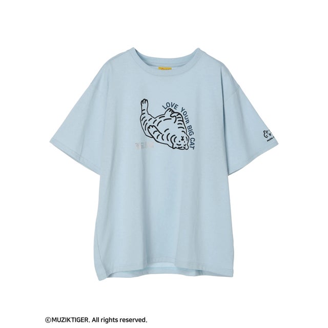 
                    ムジークタイガー/BIG CAT Tシャツ （ライトブルー）