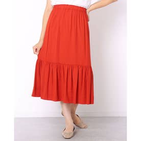 TRマーメイドギャザースカート （RED）