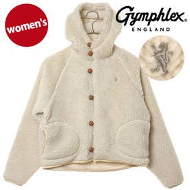 BOA HOODED SHORT JACKET OYSTER-WHITE(GREY) [#GY-A0725 BOA] （OYSTER-WHITE(GREY)）