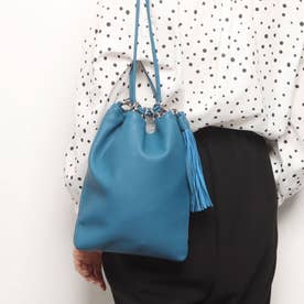 カラーボルソ 巾着デザインバッグ （BLUE）