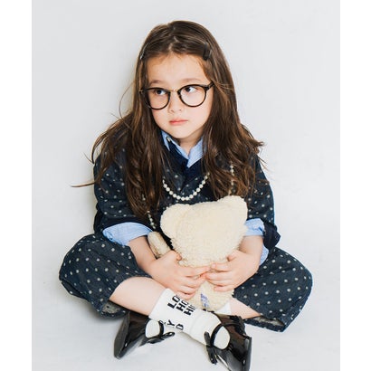 Striped Ruffle Shirt （BLUE）｜詳細画像