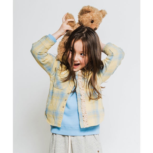 Flannel Remake Work Shirt （YELLOW）