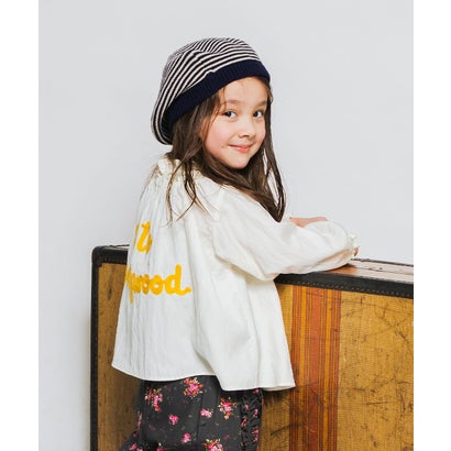 ゴートゥーハリウッド GO TO HOLLYWOOD Striped Beret Cap （NAVY）｜詳細画像