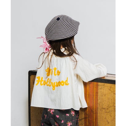 ゴートゥーハリウッド GO TO HOLLYWOOD Striped Beret Cap （NAVY）｜詳細画像
