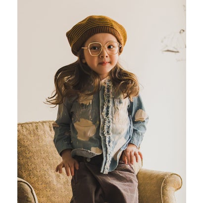 ゴートゥーハリウッド GO TO HOLLYWOOD Striped Beret Cap （BROWN）｜詳細画像
