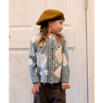 ゴートゥーハリウッド GO TO HOLLYWOOD Striped Beret Cap （BROWN）｜詳細画像