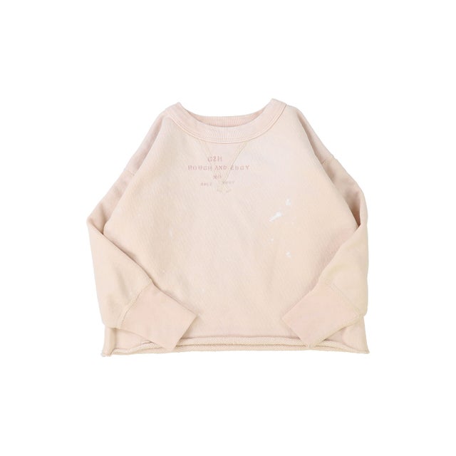 Vintage Pile Double Gusset Pullover （WHITE）