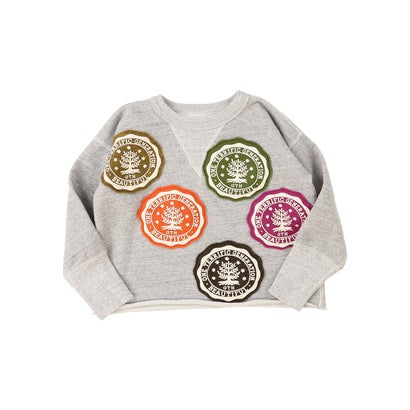 College Patch Sweatshirt （GRAY）｜詳細画像