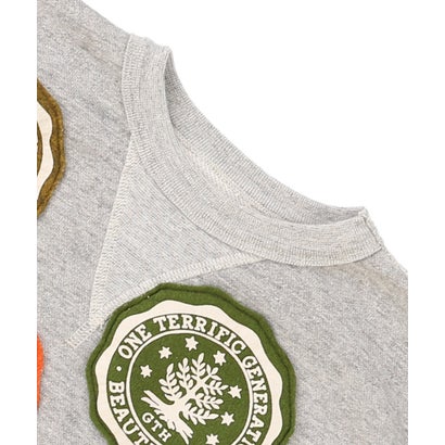 College Patch Sweatshirt （GRAY）｜詳細画像