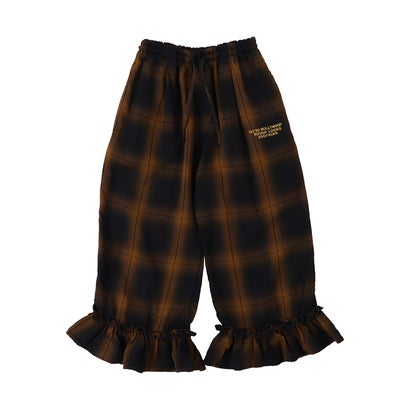 Ombre Plaid Relaxing Pants （BLACK）｜詳細画像