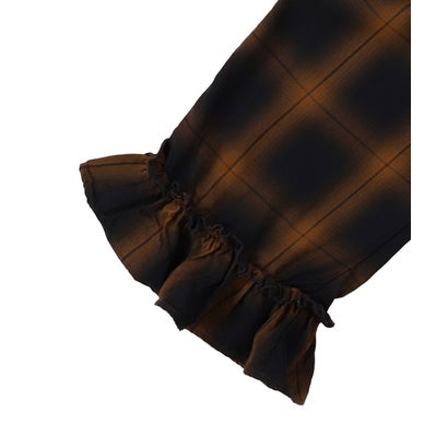 Ombre Plaid Relaxing Pants （BLACK）｜詳細画像
