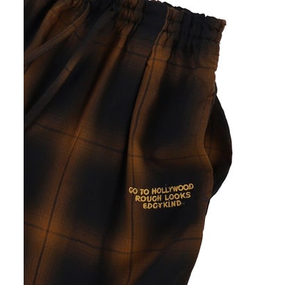 Ombre Plaid Relaxing Pants （BLACK）｜詳細画像
