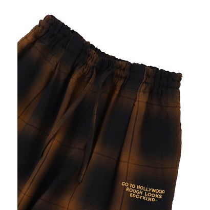 Ombre Plaid Relaxing Pants （BLACK）｜詳細画像