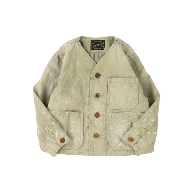 Nep Back Twill Coverall Jacket （BEIGE）