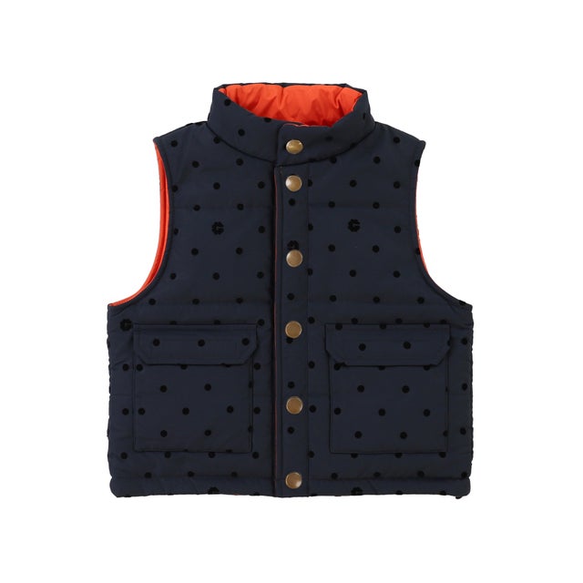 Dot Vest （NAVY）