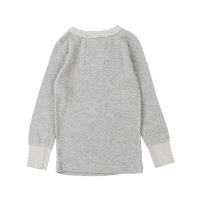 ゴートゥーハリウッド GO TO HOLLYWOOD Glitter Waffle Tee （GRAY）｜詳細画像