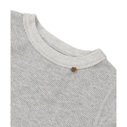ゴートゥーハリウッド GO TO HOLLYWOOD Glitter Waffle Tee （GRAY）｜詳細画像