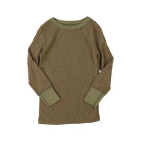 Glitter Waffle Tee （KHAKI）