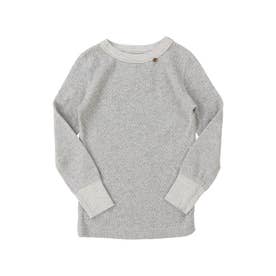 Glitter Waffle Tee （GRAY）
