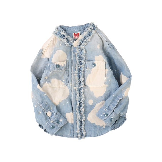 Chambray Remake Work Shirt(LADIES) （LIGHT BLUE）